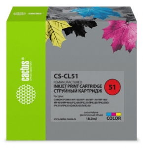   Cactus CS-CL51   Canon MP150 MP160 MP170 MP180 (18ml)