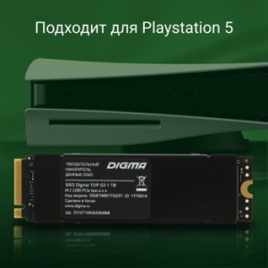 SSD Digma PCI-E 4.0 x4 1Tb DGST4001TG33T Top G3 M.2 2280