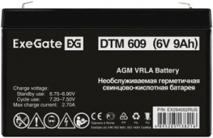   ExeGate DTM 609 (6V 9Ah,  F1)