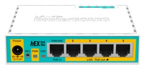 MikroTik RB750UPr2 hEX PoE lite 5x Ethernet,  PoE, 650  , 64  5-