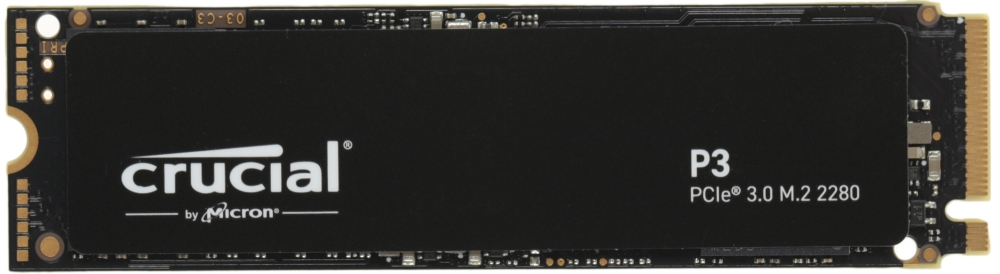  Crucial SSD P3, 1000GB, M.2(22x80mm), NVMe, PCIe 3.0 x4, QLC, R/W 3500/3000MB/s, IOPs .