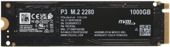  Crucial SSD P3, 1000GB, M.2(22x80mm), NVMe, PCIe 3.0 x4, QLC, R/W 3500/3000MB/s, IOPs .