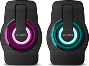   Sven 255 (2x3W, RGB , USB)