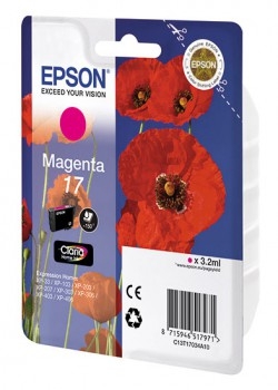 Картридж струйный Epson C13T17044A10 желтый для Epson XP33/203/303 (150стр.)