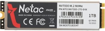  SSD M.2 Netac 1.0Tb NV7000 Series <NT01NV7000-1T0-E4X> Retail (PCI-E 4.0 x4, up to 7200/5