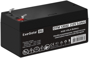  ExeGate DTM 12032 (12V 3.2Ah),  F1