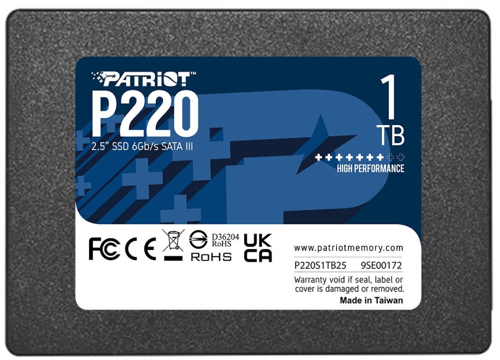  SSD Patriot P220 1TB, SATA 2.5