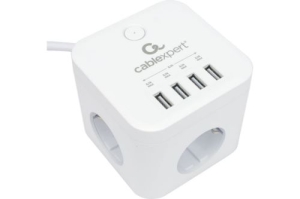   Cablexpert Cube CUBE-3-U4-W-1.5, 3, 10, 4USB, 1.5, . 4+, , 