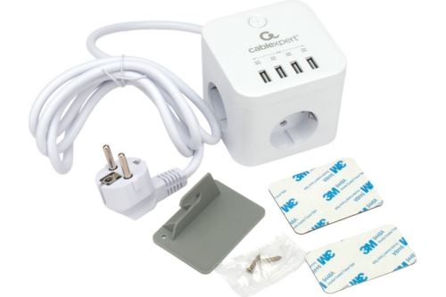   Cablexpert Cube CUBE-3-U4-W-1.5, 3, 10, 4USB, 1.5, . 4+, , 