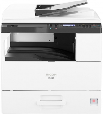 Цифровое МФУ Ricoh M 2701 (A3, 27 стр/мин,копир/принтер/цв.сканер/сеть/дуплекс/автоподатчик/девелопе
