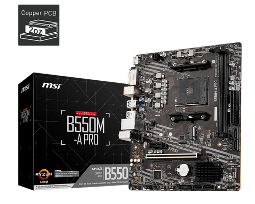   MSI B550M-A PRO Socket AM4