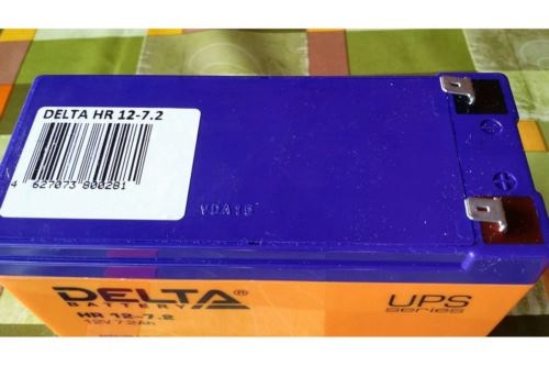  Delta HR 12-7.2 (12V, 7.2Ah)