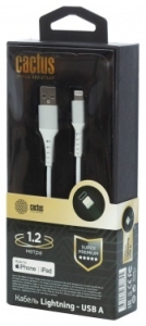  Cactus CS-LG.USB.A-1.2 USB (m)-Lightning (m) 1.2  