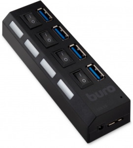  USB 3.0 Buro BU-HUB4-U3.0-L 4. 