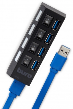  USB 3.0 Buro BU-HUB4-U3.0-L 4. 