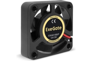  12 DC ExeGate EX04010B2P (40x40x10 , 2-Ball ( ), 2pin, 5500RPM, 