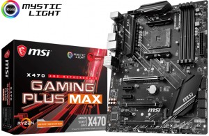   MSI X470 Gaming Plus MAX Socket AM4 ATX Ret