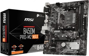   MSI B450M Pro-M2 MAX Socket AM4 mATX Ret