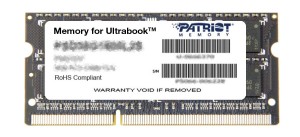   Patriot PSD38G1600L2S DDR3-1600 8Gb SODIMM