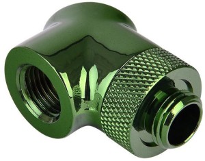     Thermaltake Pacific G1/4 90 Degree Adapter Green CL-W052-CU00GR-A