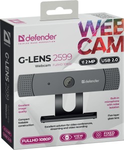 Web- Defender G-lens 2599 FullHD 1080p 2